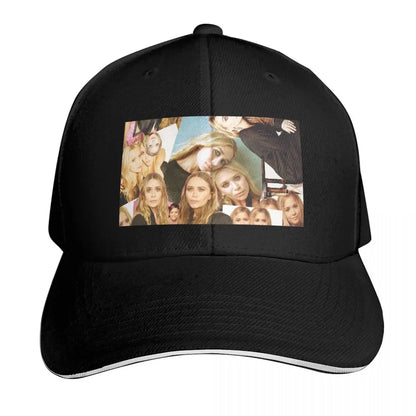 Twins Vintage Retro Embroidered Baseball Cap