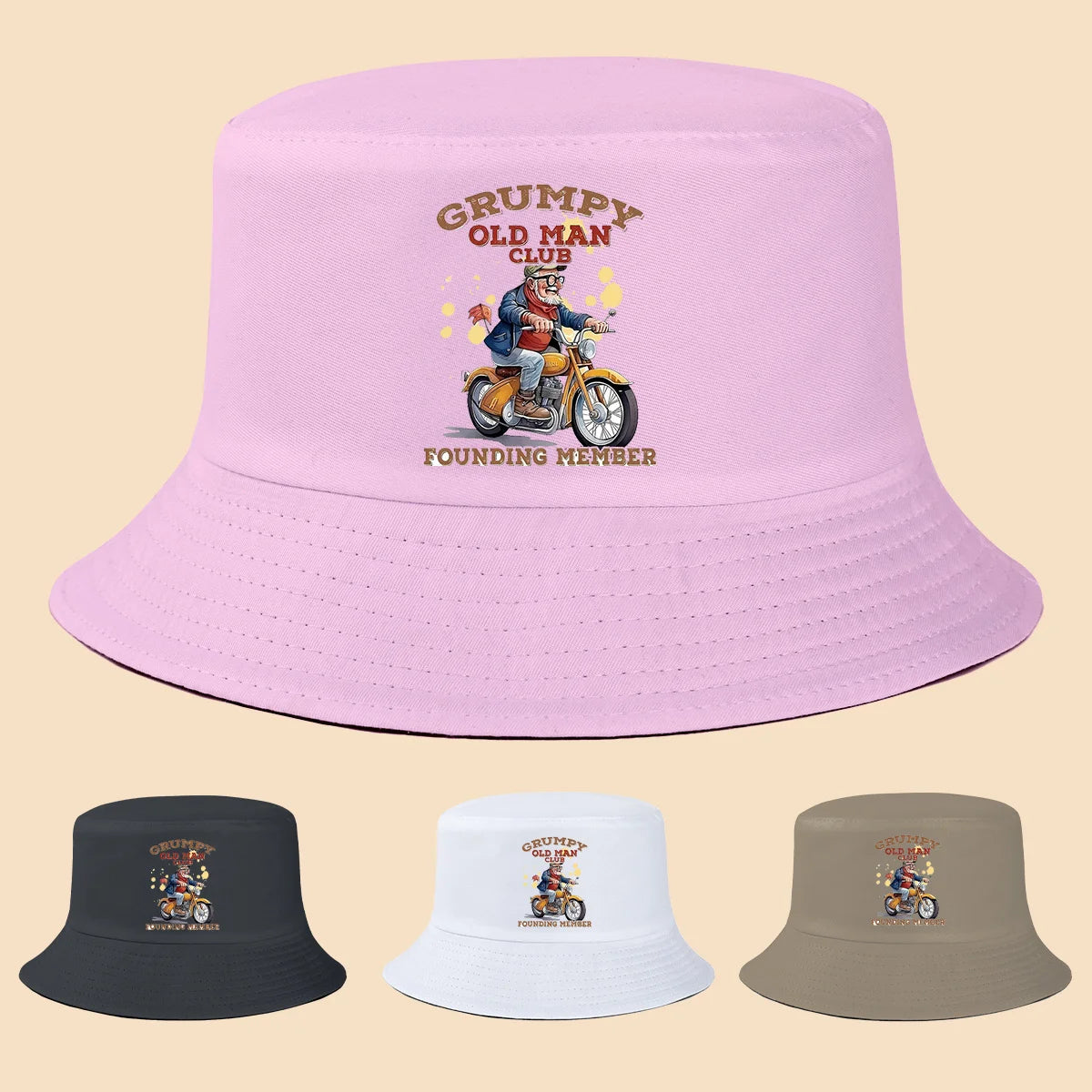 Grumpy Old Man Club Bucket Hat
