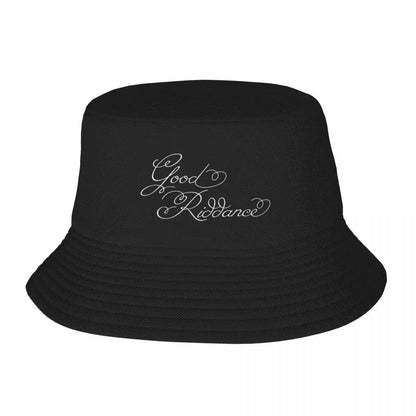 Good Riddance Cursive Print Bucket Hat