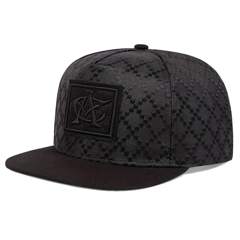 Crocodile Texture PU Leather Unisex Hip-Hop Snapback Cap