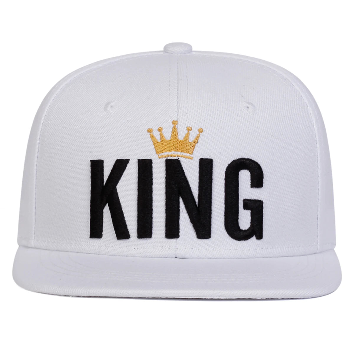 King Crown Embroidered Hip-Hop Snapback Cap