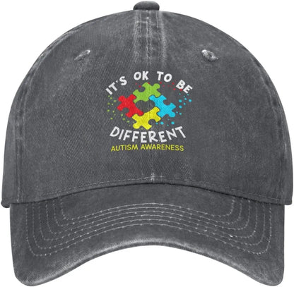 Autism Awareness It's Okay To Be Different Baseball Cap