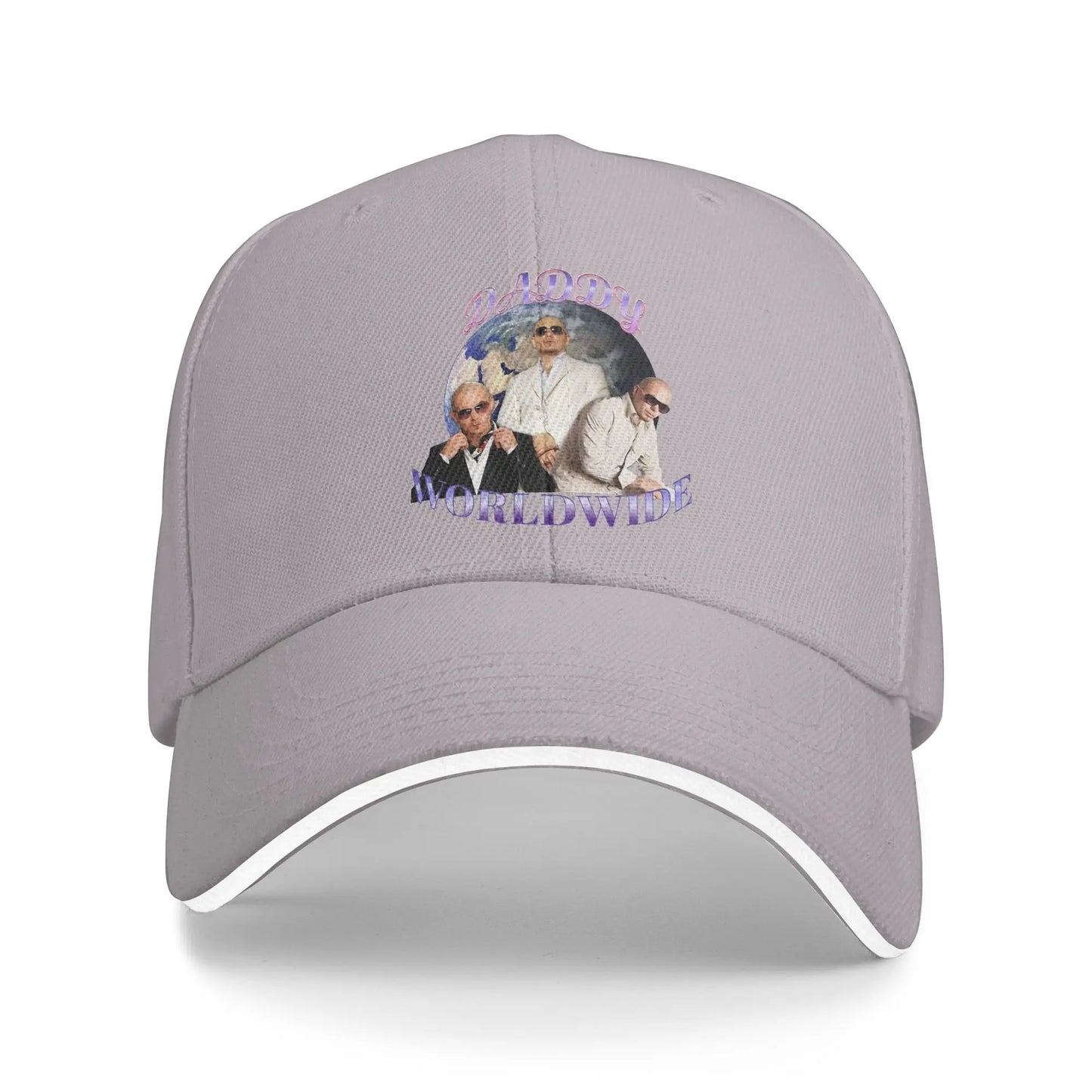 Daddy Worldwide Pitbull Triple Portrait Y2K Baseball Cap