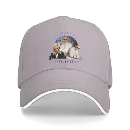 Daddy Worldwide Pitbull Triple Portrait Y2K Baseball Cap