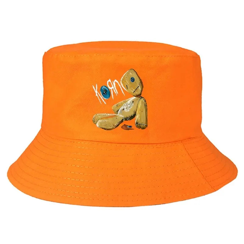 Korn Heavy Metal Band Summer Outdoor Bucket Hat