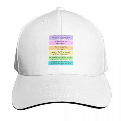 Prayer Of Good Courage Cotton Twill Snapback Baseball Cap