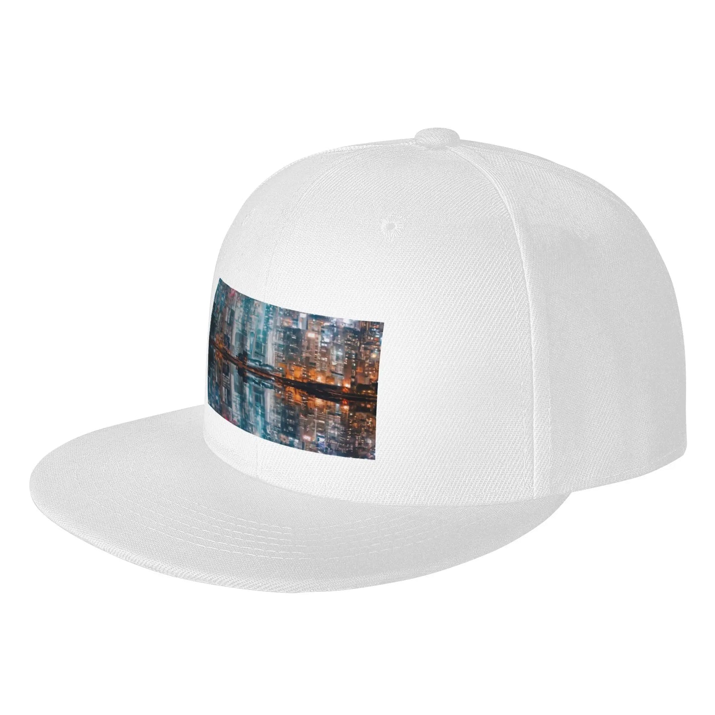 City Lights Ocean Reflection Snapback Cap