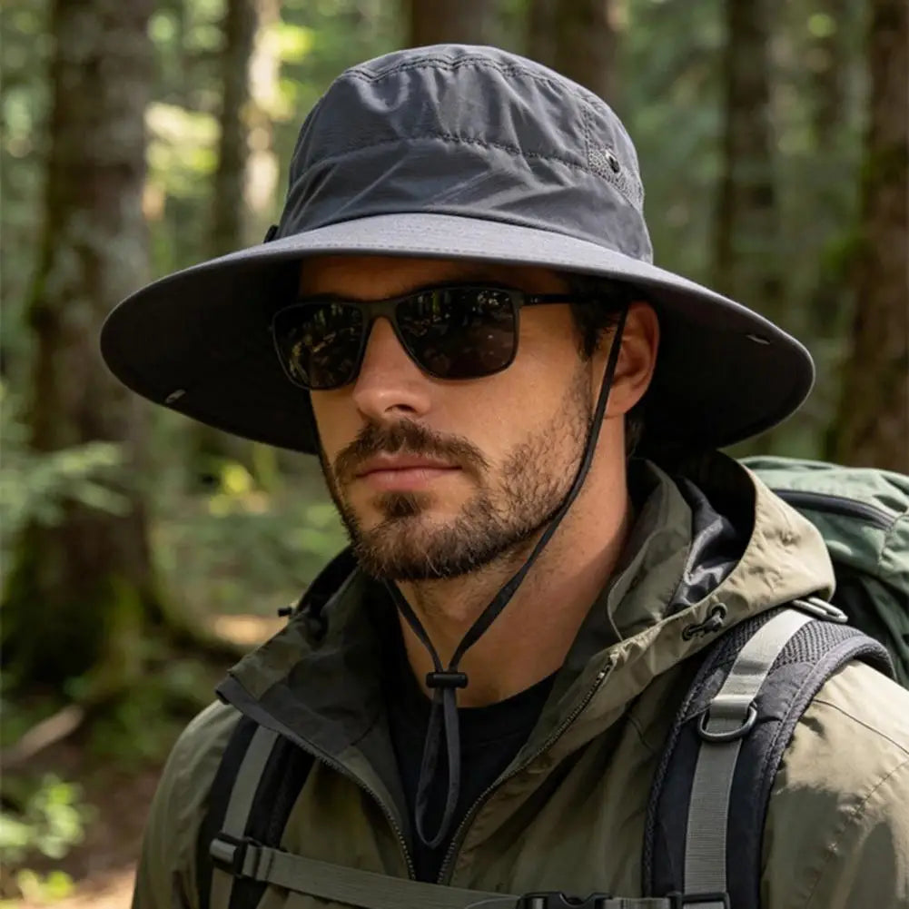 Quick-Dry Breathable Mesh Bucket Hat