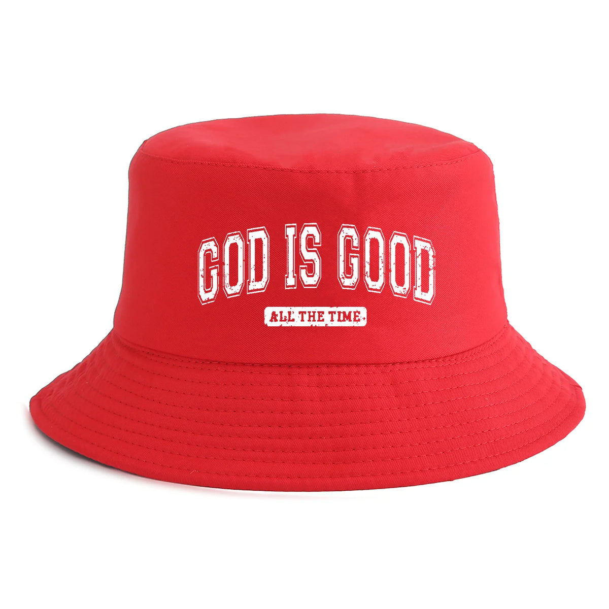 Reversible God Is Good Retro Bucket Hat