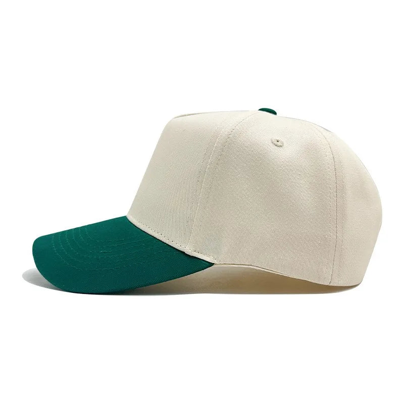 Retro Color Blocked Baseball Cap, Breathable And Versatile Sun Shading Duckbill Cap, Suitable For Gifts, Outdoor Leisure Sports