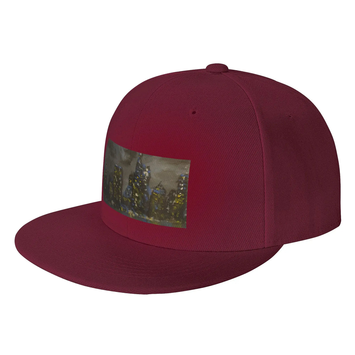 City Night River Denim Snapback Cap