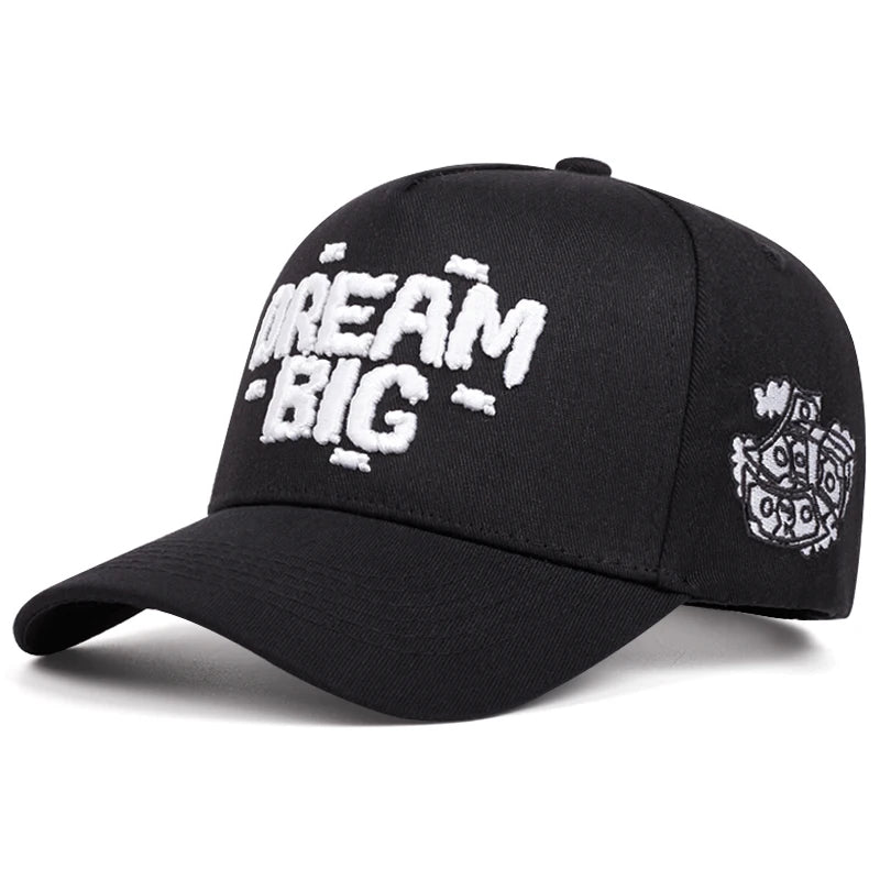 Big Dream Letter Embroidered Baseball Cap