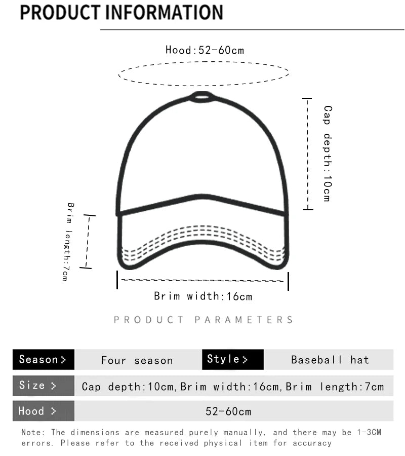 Sunshade Street Versatile Personal Peaked Caps Fashion