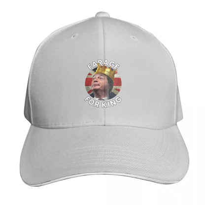 Nigel Farage For King Of Great Britain Baseball Cap