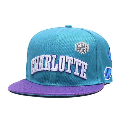 Adjustable Flat Brim Hip-Hop Basketball Snapback Cap