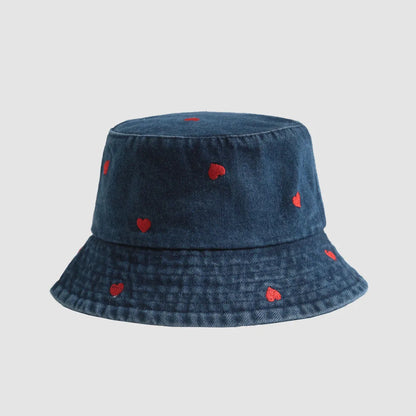 New Summer Hat For Women Denim Bucket Hat