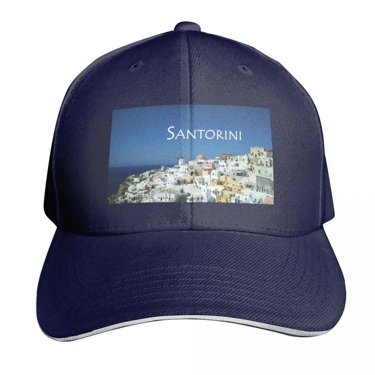 Santorini World's Best Places Baseball Cap