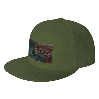 Budapest Hungary City Denim Snapback Cap