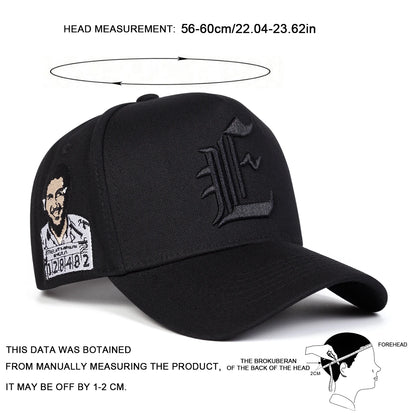 E Embroidery Outdoor Baseball Cap