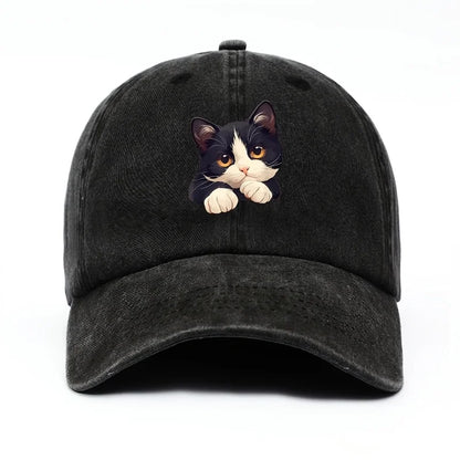 Funny Cat Pattern Casual Baseball Cap