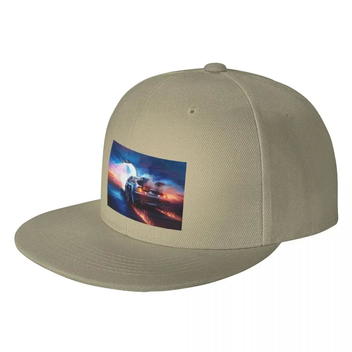 Back To The Future Delorean Time Machine Snapback Cap