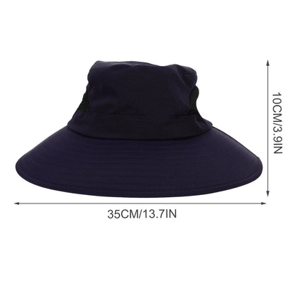 Cooling Foldable Wide Brim UV Protection Bucket Hat