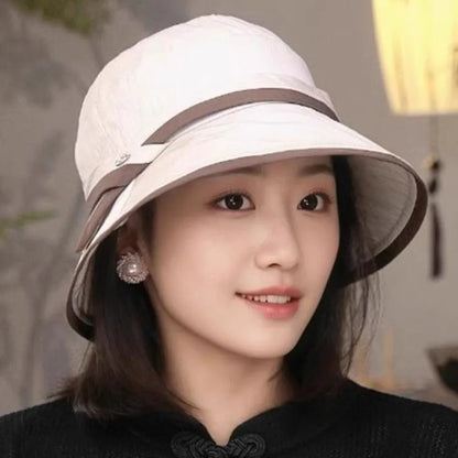 Foldable Lightweight Wide Brim Face Covering Bucket Hat