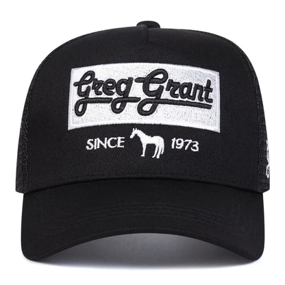 Unisex Since 1973 Letter Embroidery Baseball Net Caps Adjustable