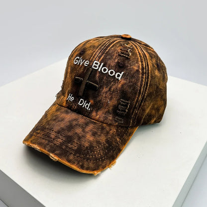 New Unisex Letter Embroidery American Vintage Baseball Hats
