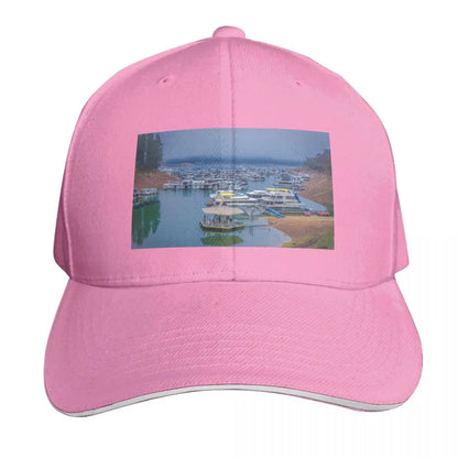 Fog Over Lake Eildon Vintage Retro Baseball Cap