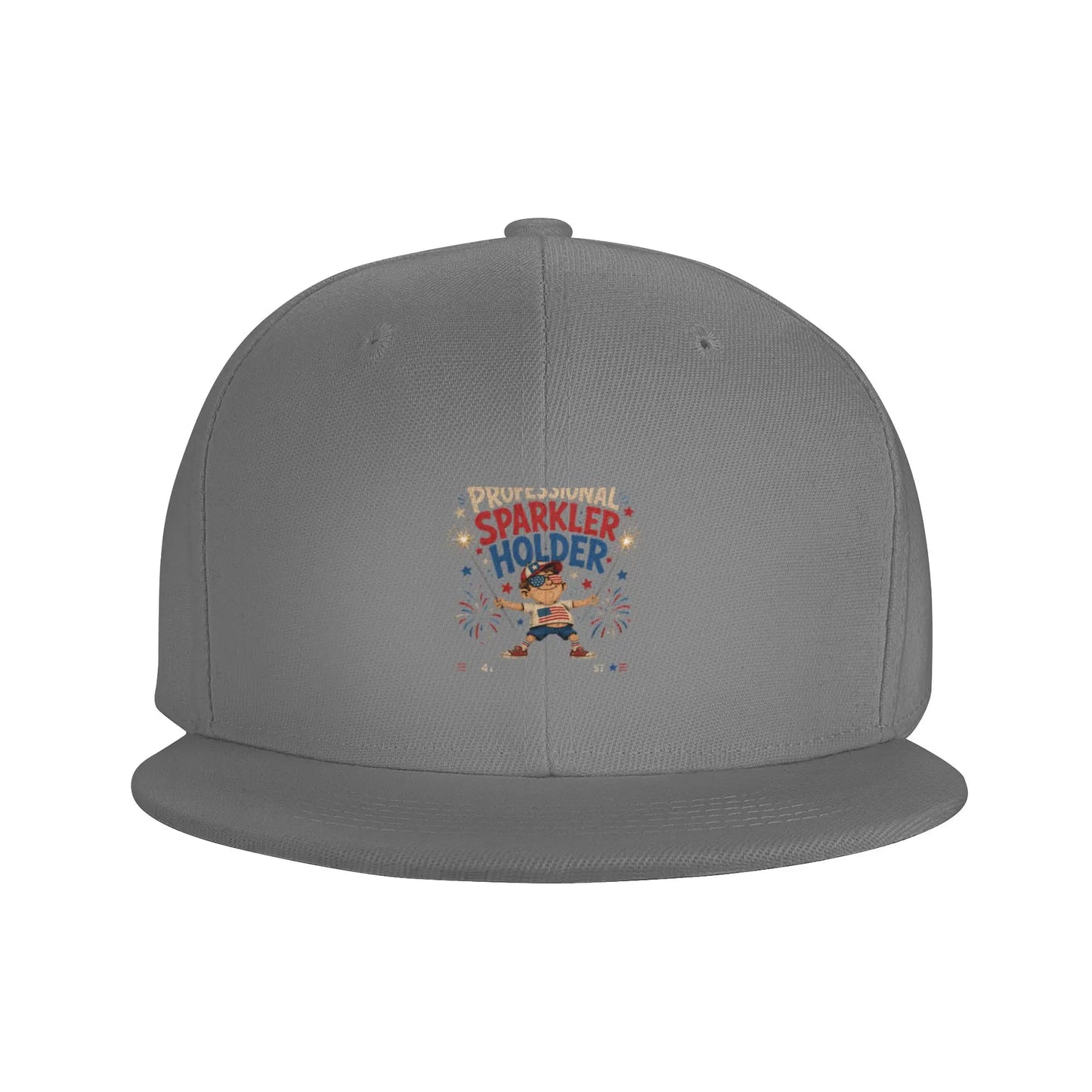Fourth Of July Sparkler Snapback Cap