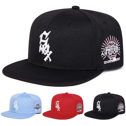 SOX Embroidered Hip Hop Snapback Cap