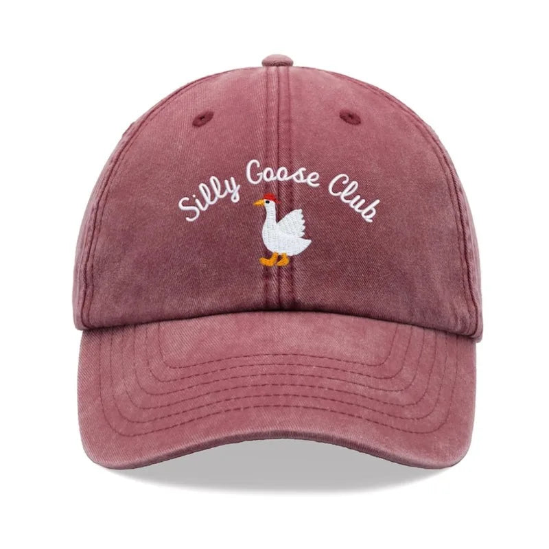 Vintage Chicken Print Adjustable Baseball Cap