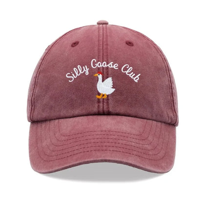 Vintage Chicken Print Adjustable Baseball Cap
