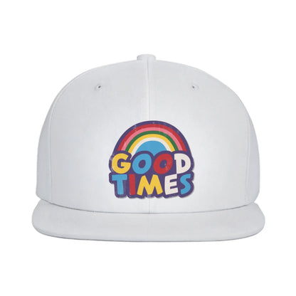 Good Times Rainbow Graphic Snapback Cap Hat