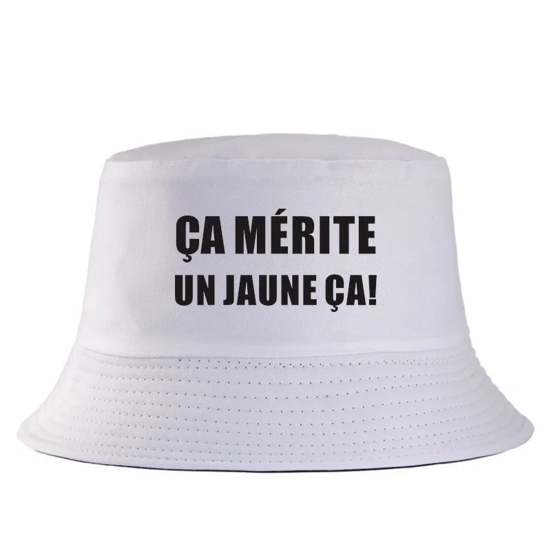 Funny French Slogan Reversible Bucket Hat Unisex