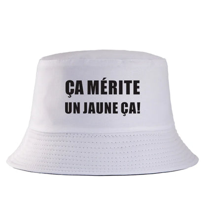 Funny French Slogan Reversible Bucket Hat Unisex