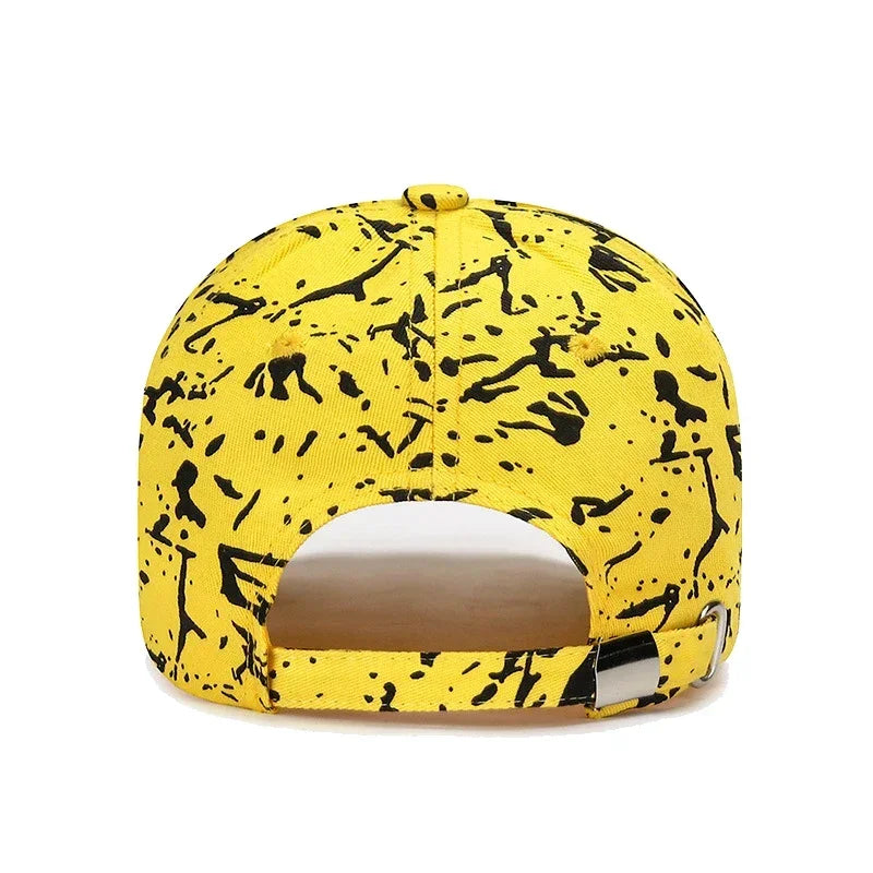 5 Colors New Fashion Youth Unisex Graffiti Style Sunshade Baseball Cap