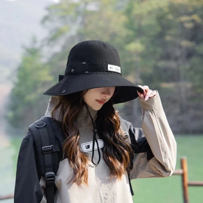 Korean Style Outdoor Sun Protection Bucket Hat