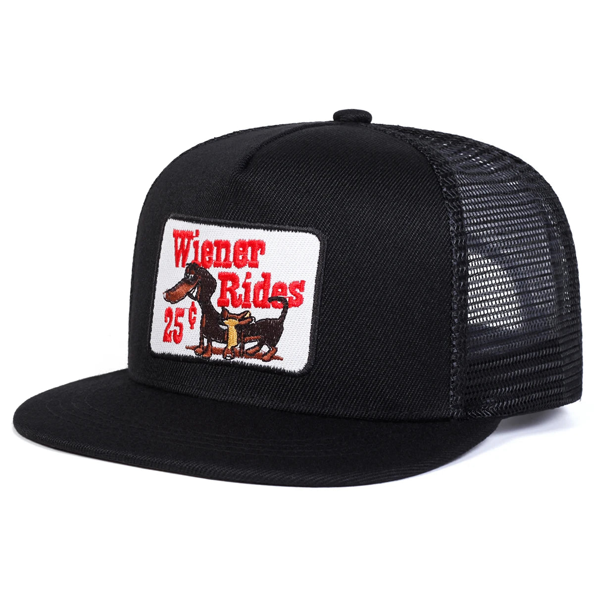 Shittles Embroidered Mesh Hip-Hop Snapback Cap