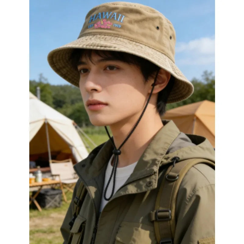 2026 New Bucket Hat Solid Color Sun Protection Casual