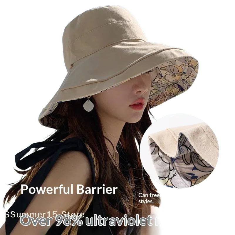 Double- Sided Bucket Hat For Women