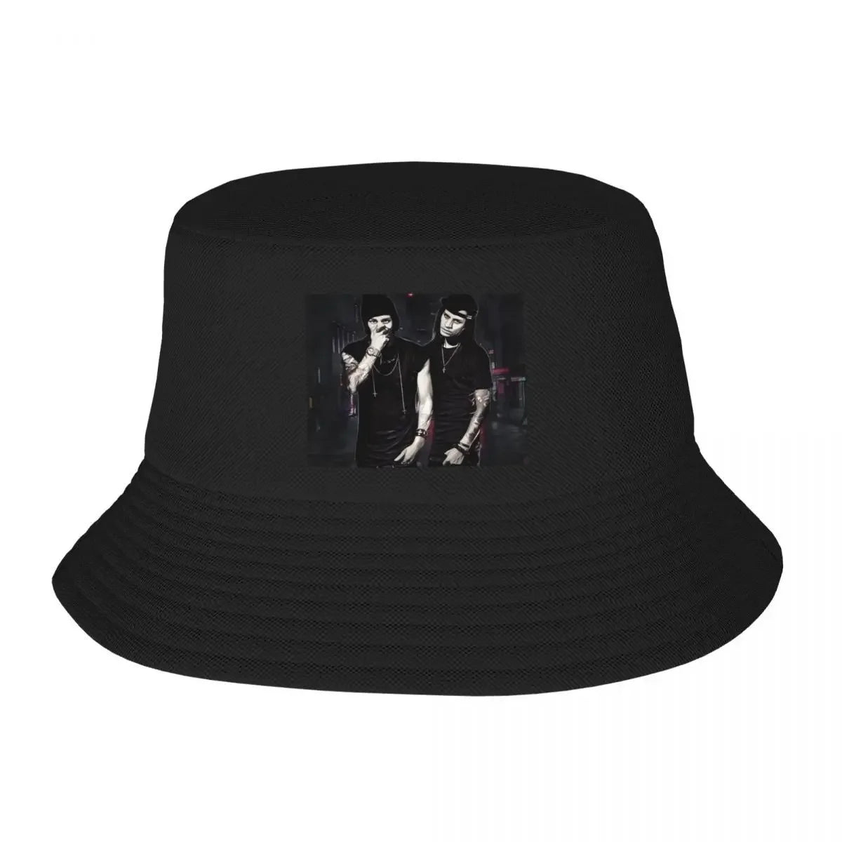 Twins Larry And Laurent Vintage Bucket Hat Design