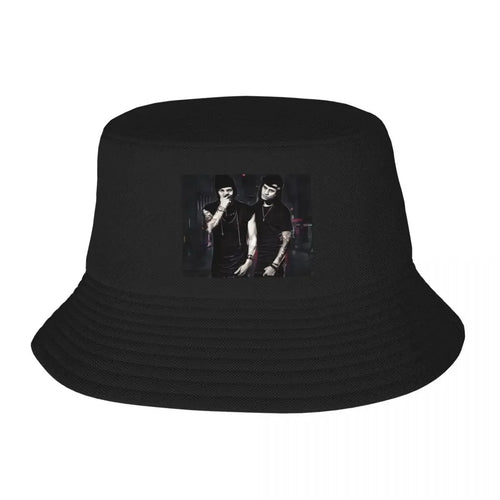 Twins Larry And Laurent Vintage Bucket Hat Design