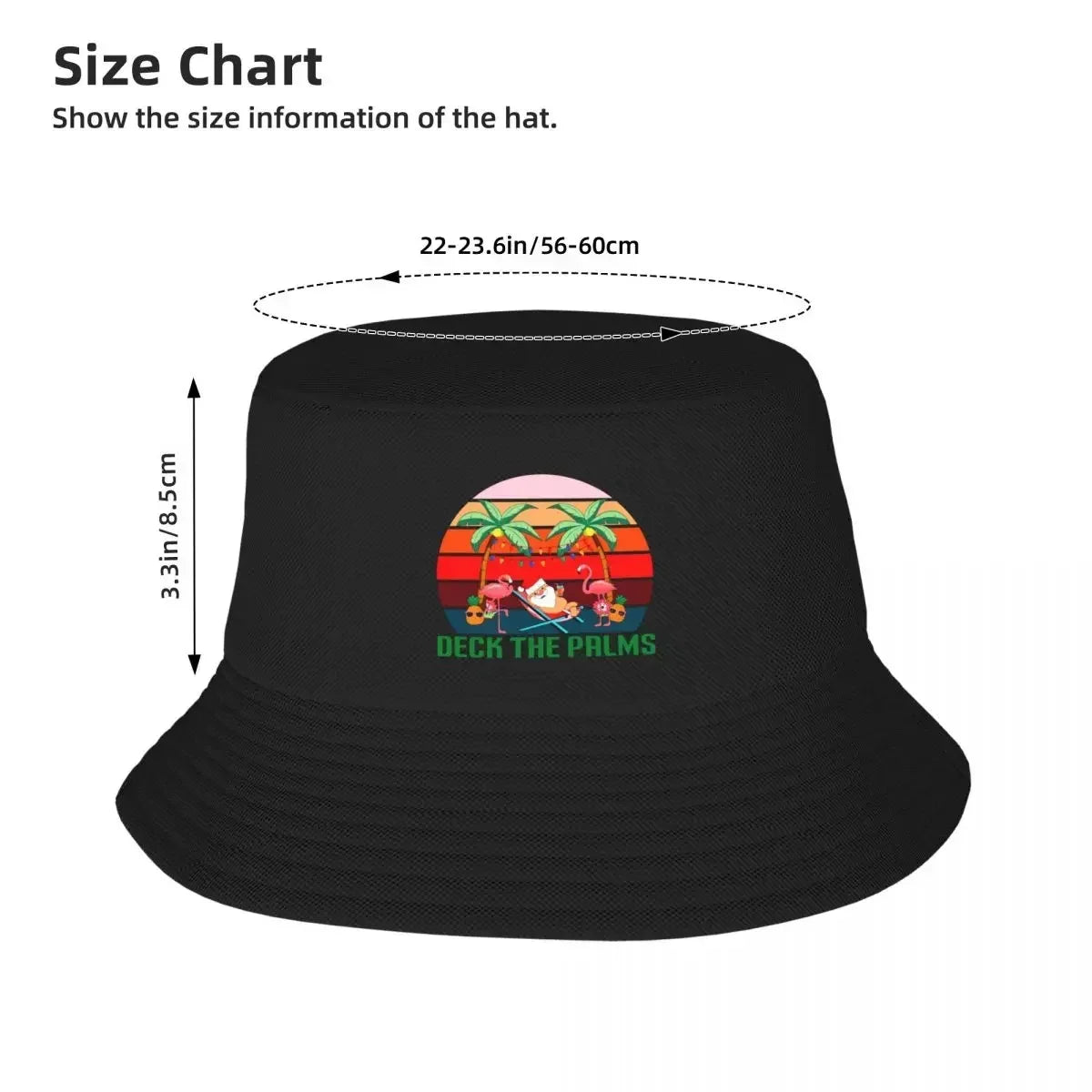 Fashion Deck The Palms Party Bucket Hat