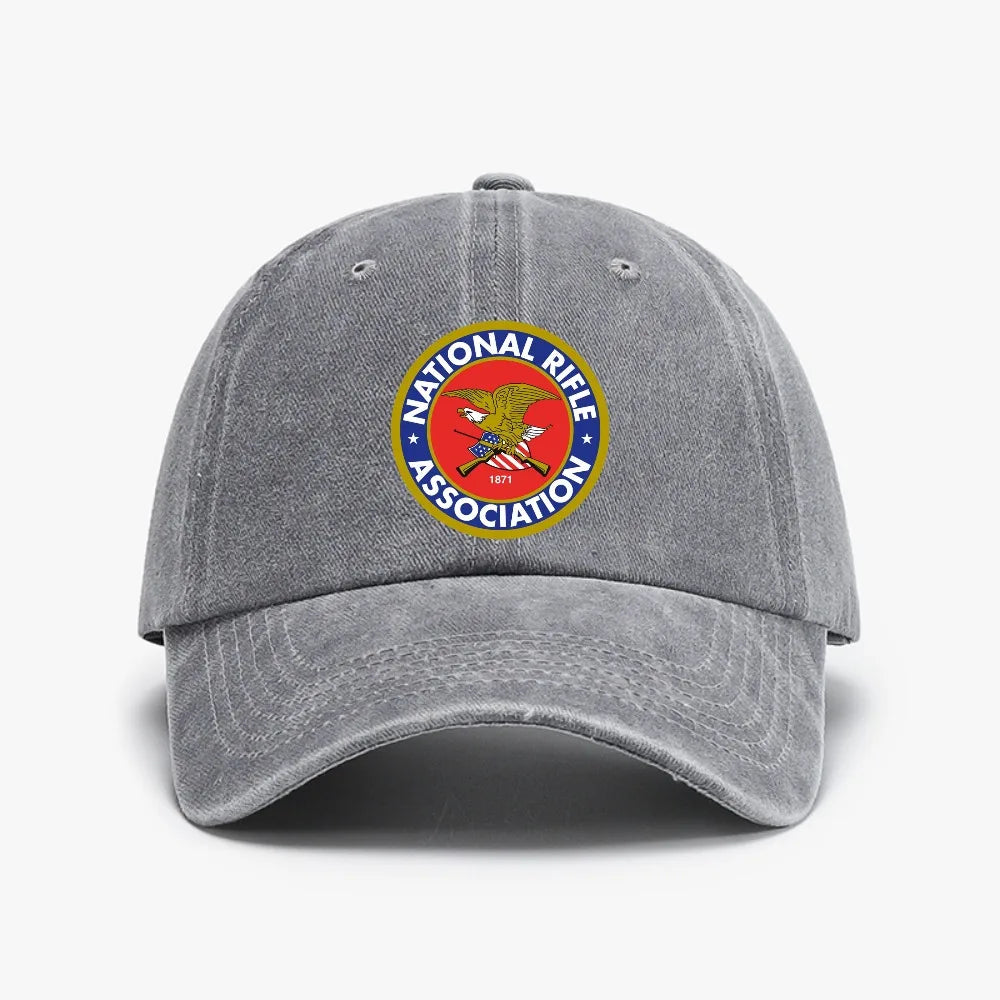 NRA AR 15 Distressed Baseball Cap