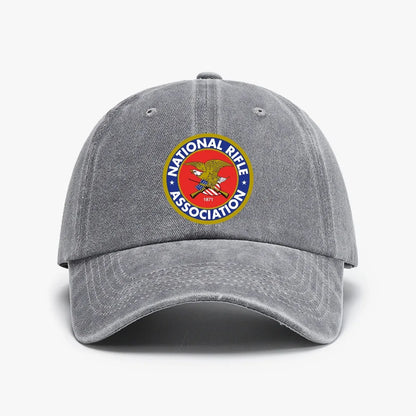 NRA AR 15 Distressed Baseball Cap