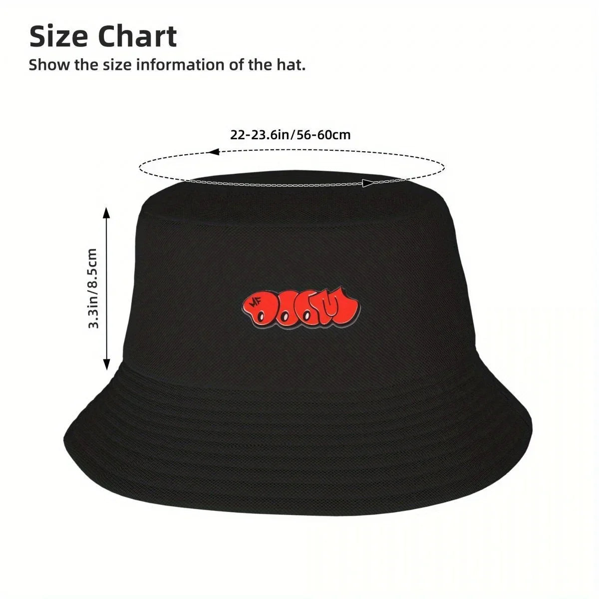 MF DOOM Retro Hip Hop Graphic Bucket Hat