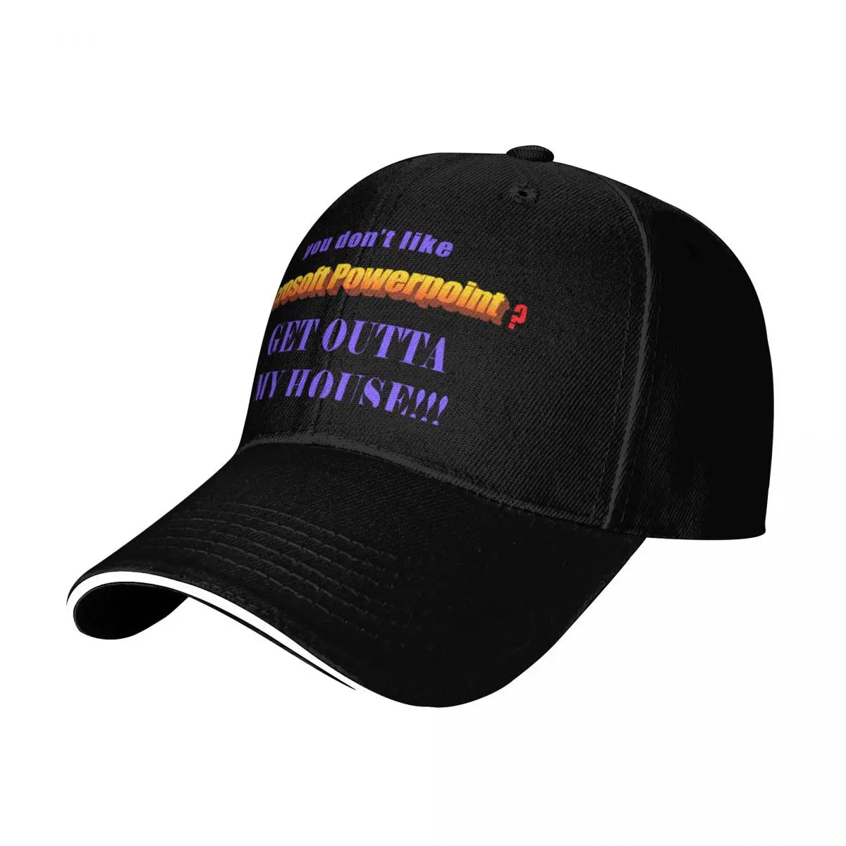 PowerPoint Moisture Wicking Curved Brim Baseball Cap