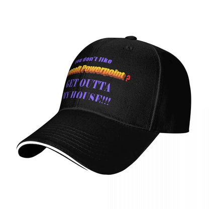 PowerPoint Moisture Wicking Curved Brim Baseball Cap